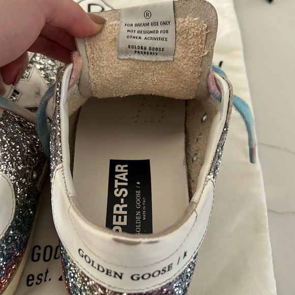 Golden Goose Superstar Glitter Low-Top Sneaker - Picture 8 of 12
